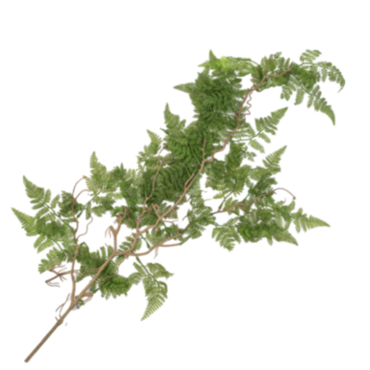 Artificial fern hanging bush