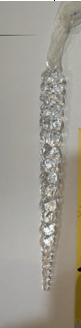 Christmas icicle acrylic, 10 pcs | Wholesale flowers, plants and supplies Christmas icicle acrylic, 10 pcs