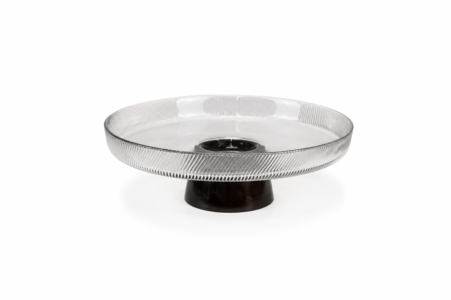 Glass bowl on leg