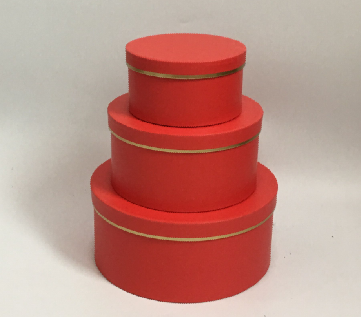 Flower box D25x11, D20x10, D15x8 cm, 3 pcs