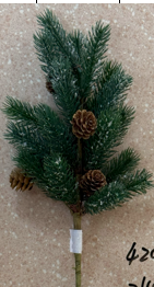 Christmas tree spray with pine cones | Wholesale flowers, plants and supplies Christmas tree spray with pine cones