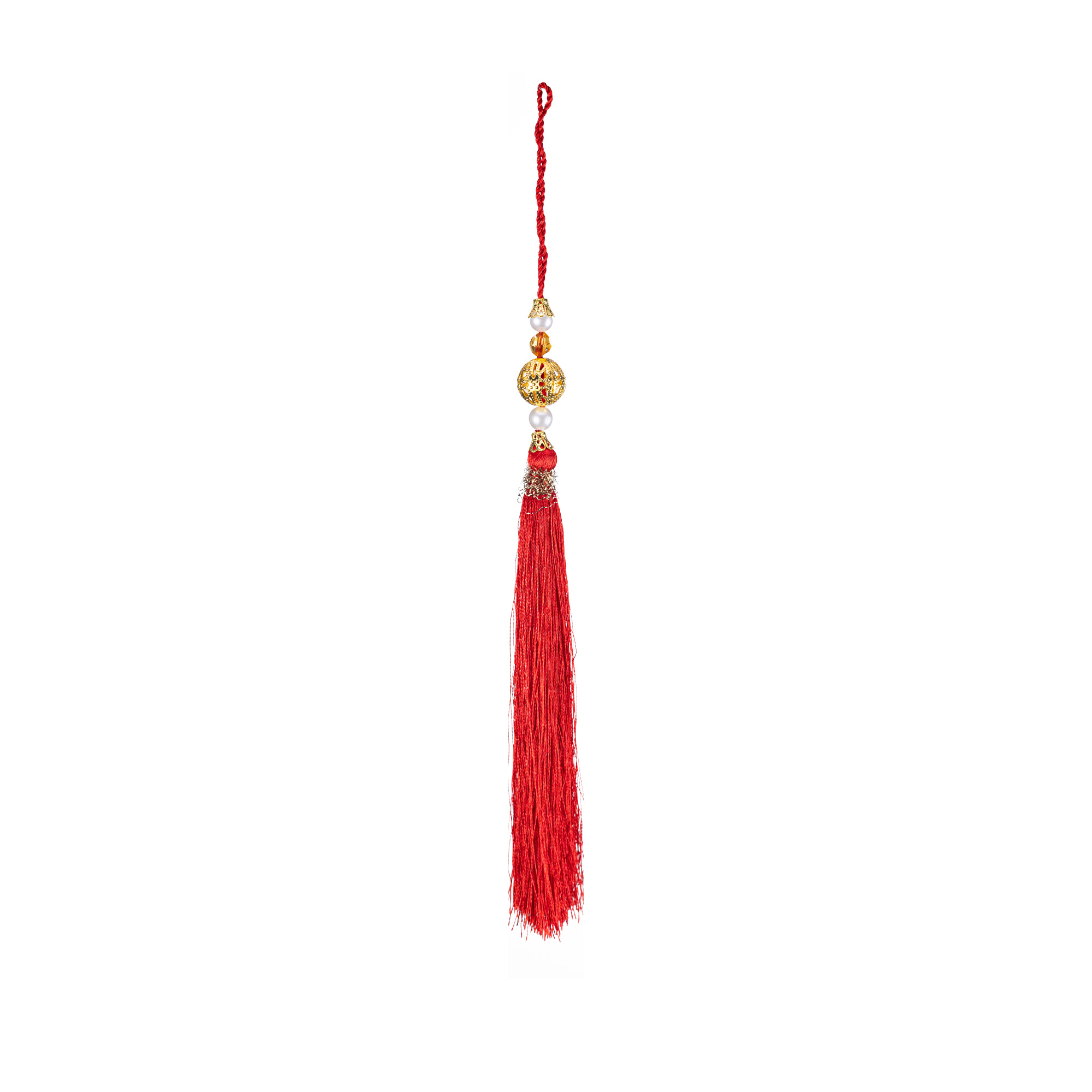 Christmas decoration silk tassel, Red