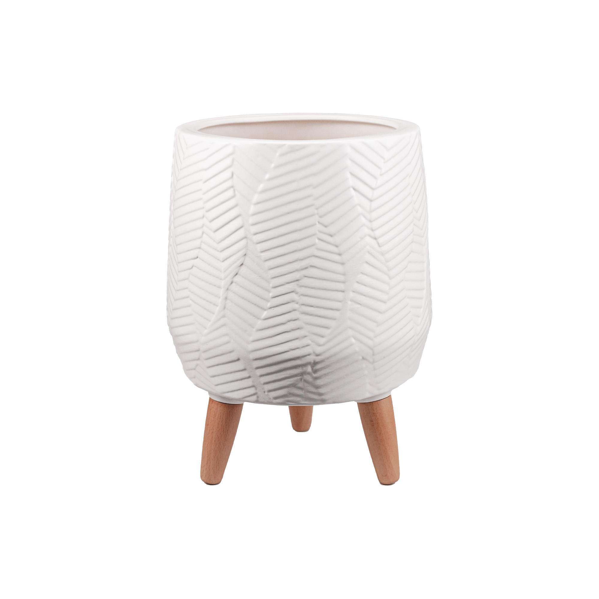 Ceramic pot Scandi Round S