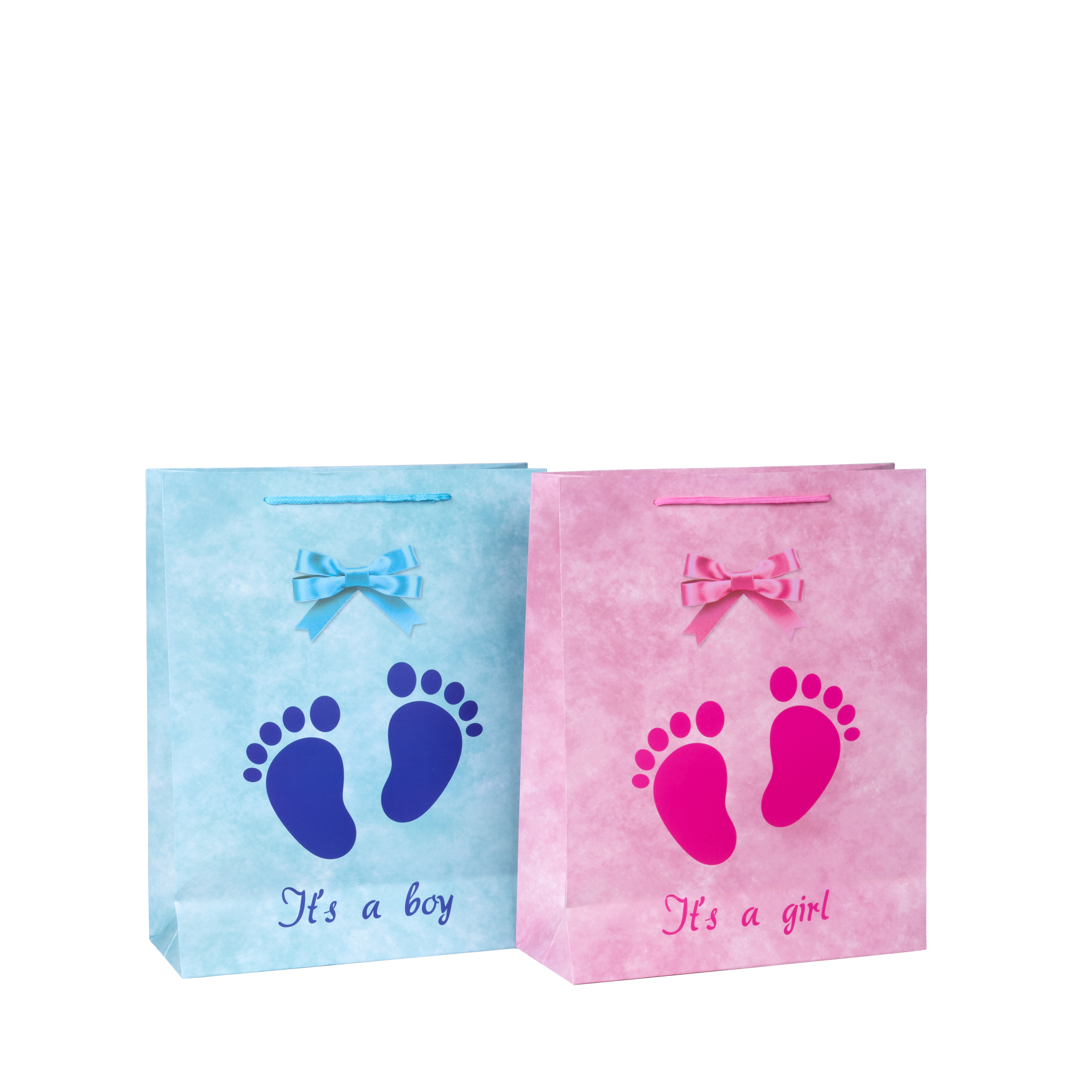 Paper bags Baby 2 design mix, 12pcs