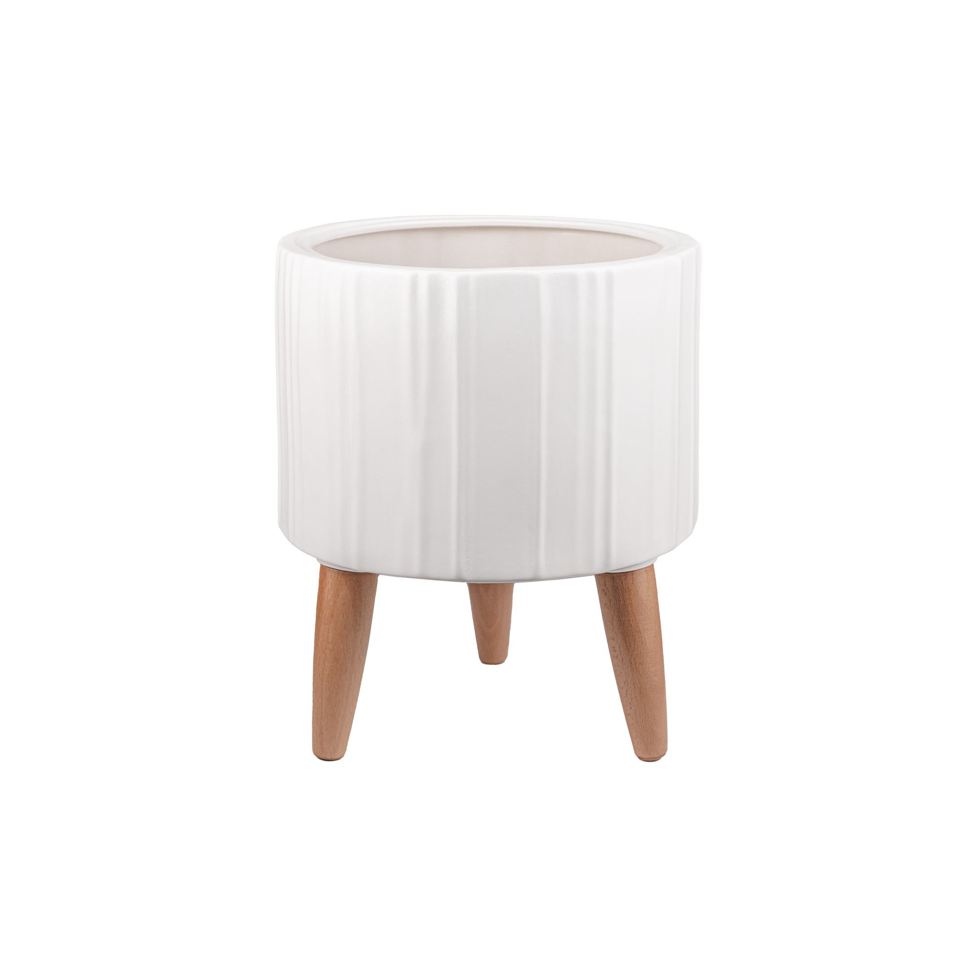 Ceramic pot Scandi Texture S