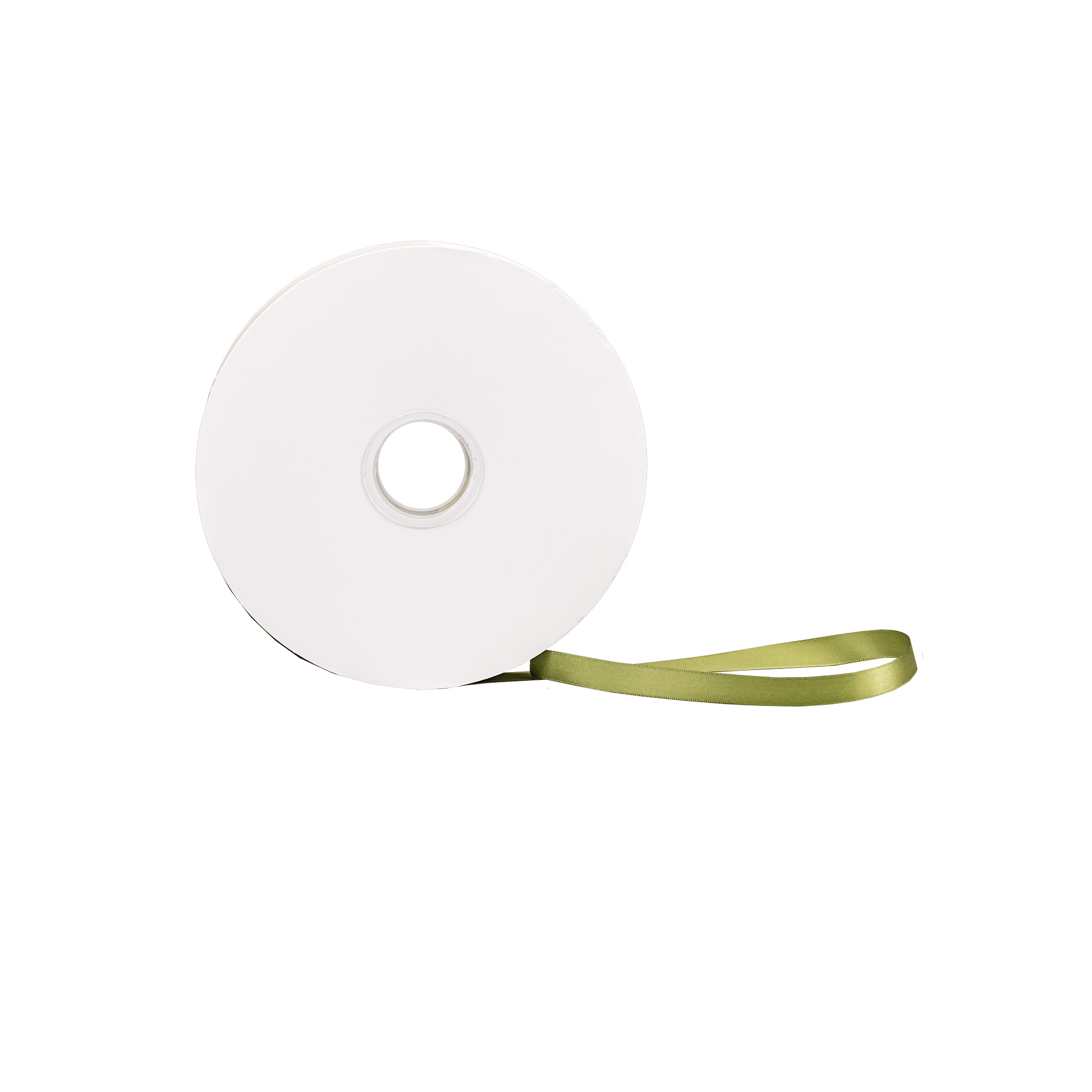 Premium satin ribbon, 100y x 120 mm, Olive Green