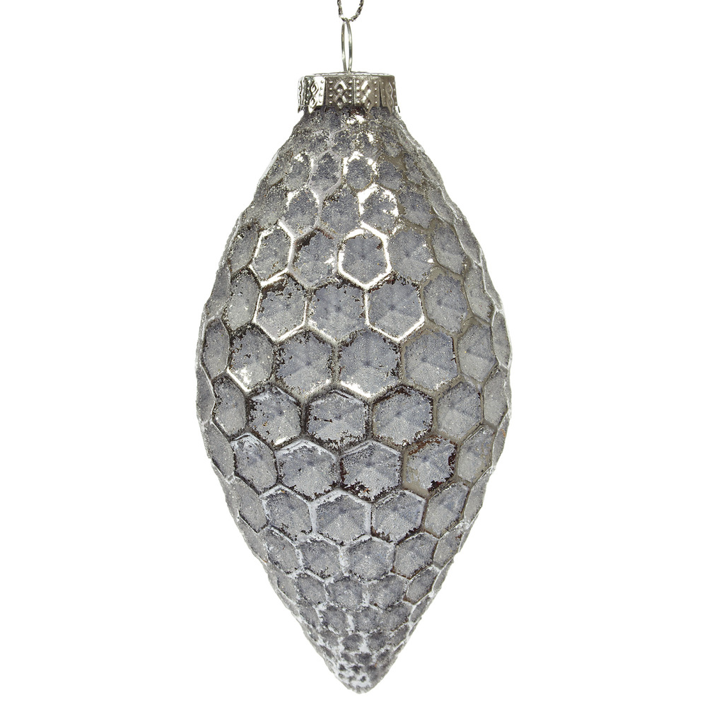 Christamas tree decoration Olive Glass, Grey