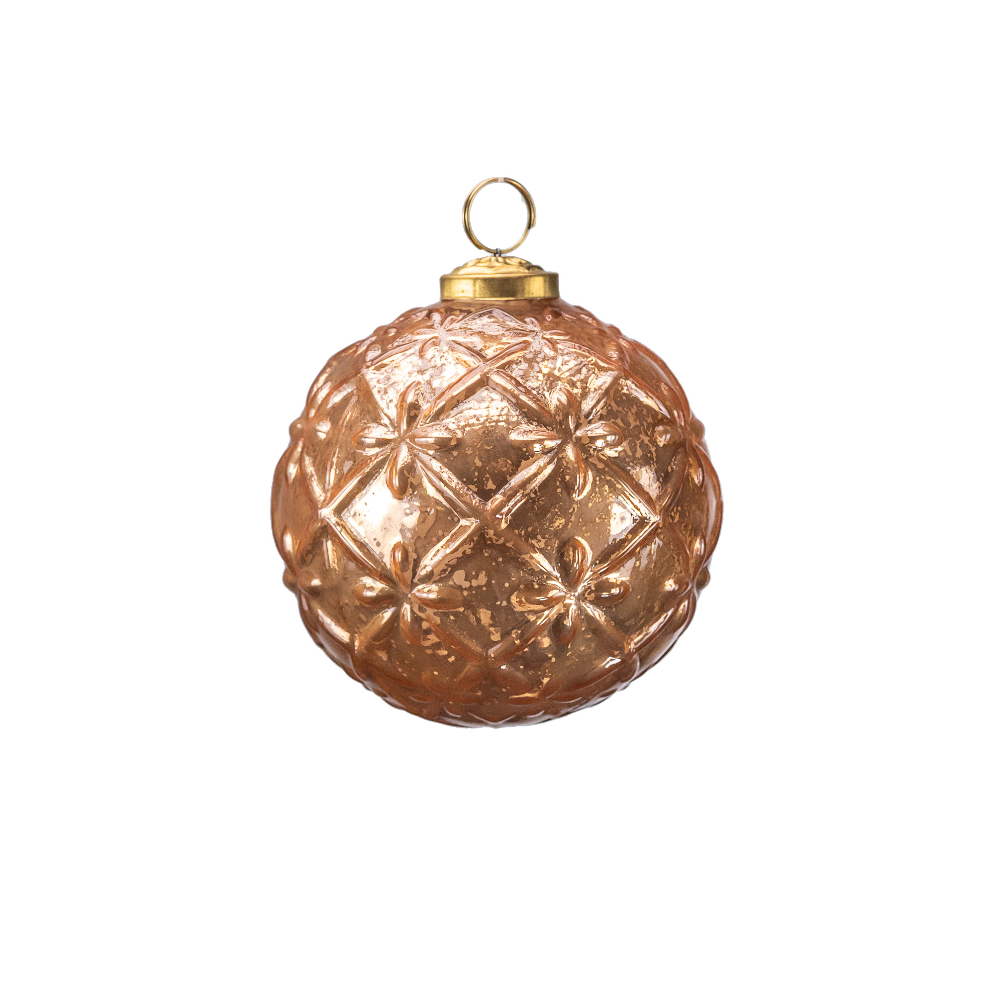 Glass christmas Ball, Brown