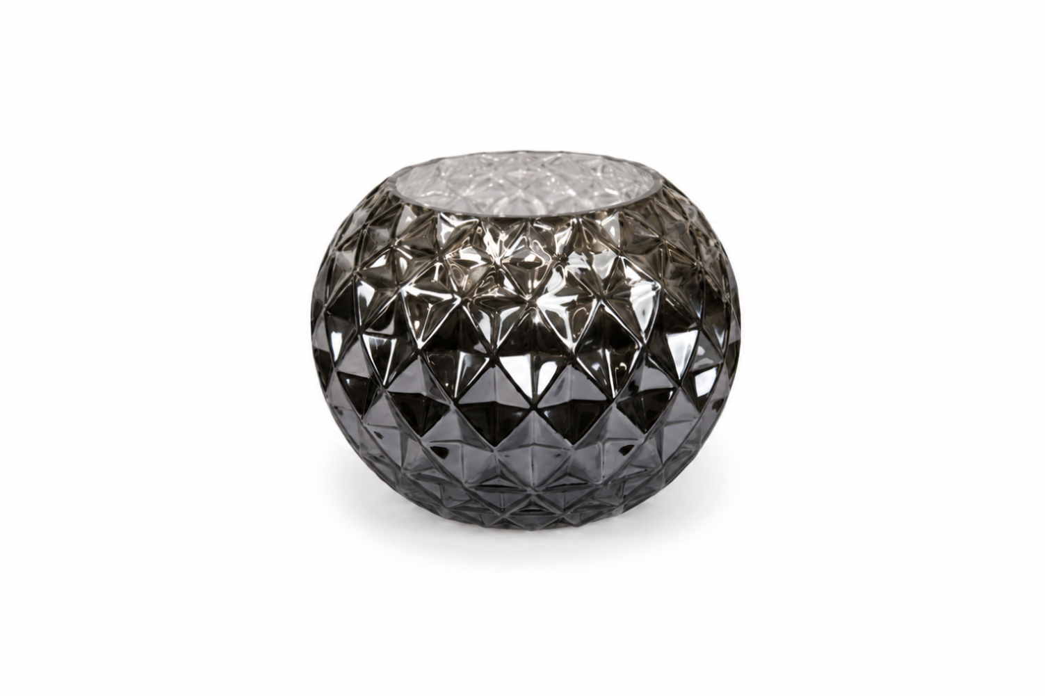 Glass vase Sphere textured gradient