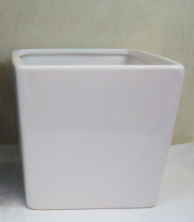 Ceramic flower pot Base Cube