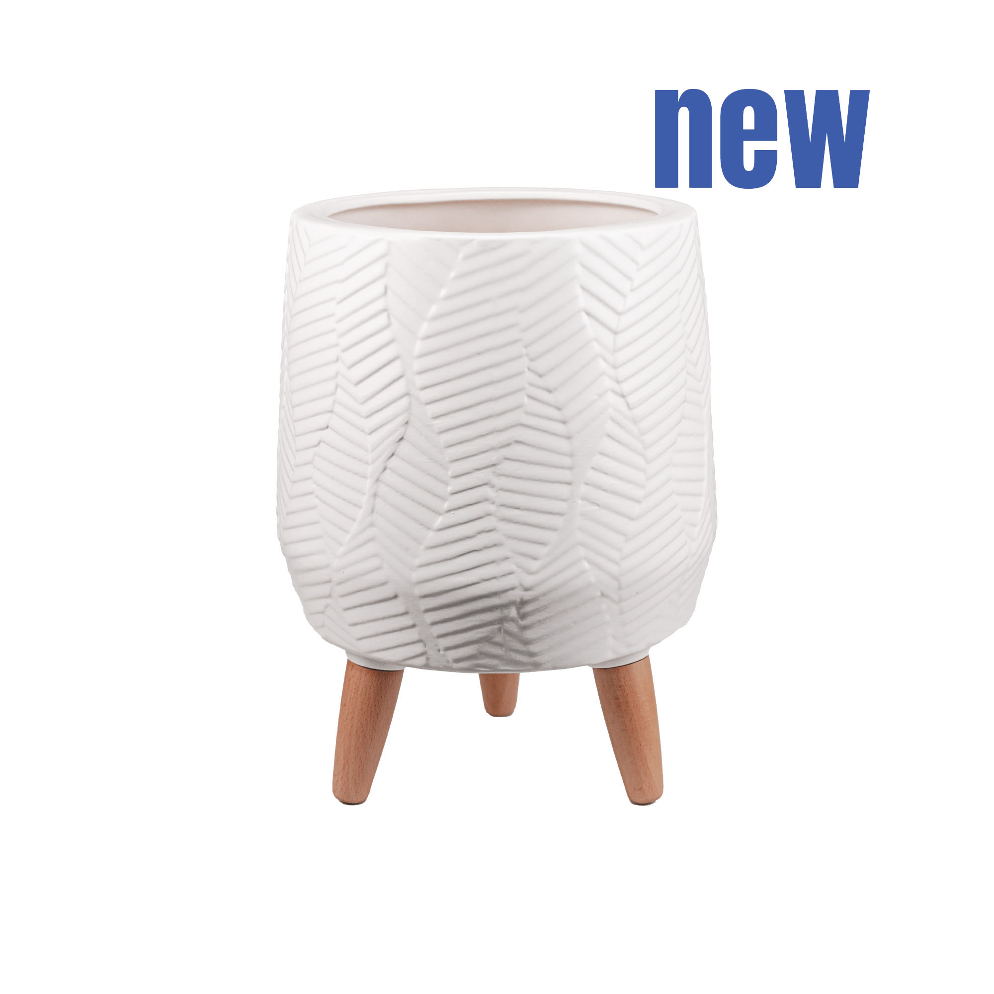 Ceramic pot Scandi Round S