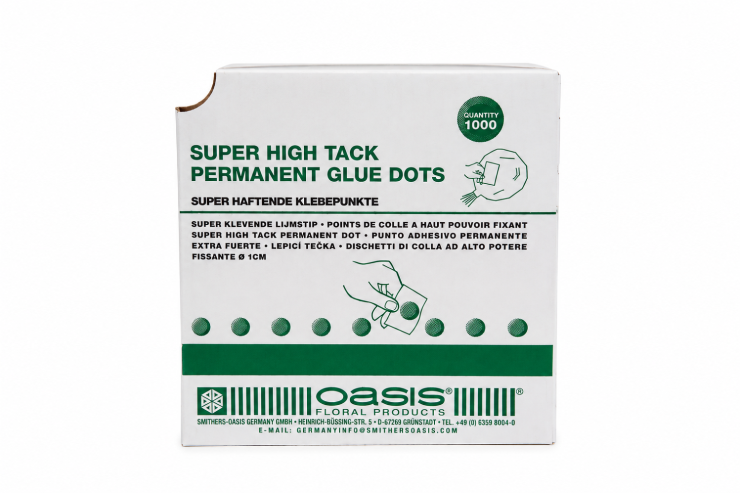 Oasis Glue Dots, 1000 pcs