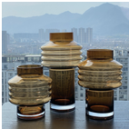 Glass vase Tower
