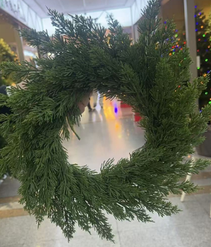 Christmas wreath full PE | Wholesale flowers, plants and supplies Christmas wreath full PE