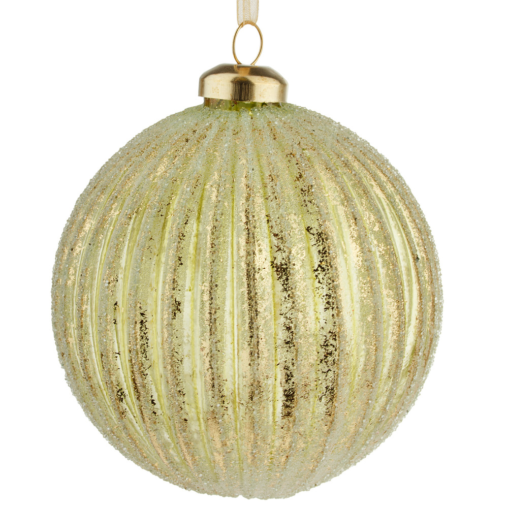 Glass christmas Ball Green