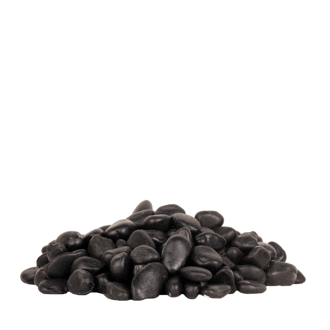 Natural Black pebbles 2-4 cm