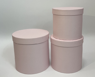 Flower box D19.5x19, D17.5x17, D15.5x15 cm, 3 pcs