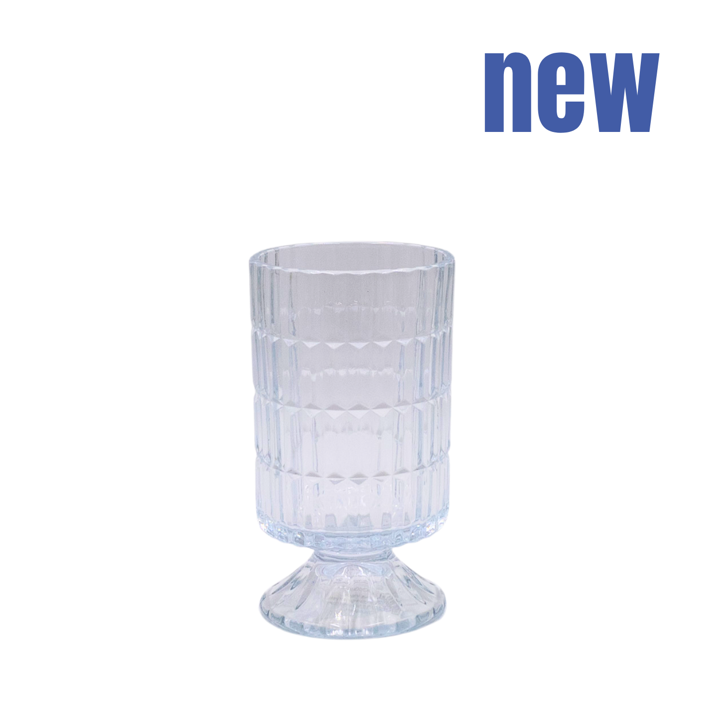 Glass vase Rectangular crystal