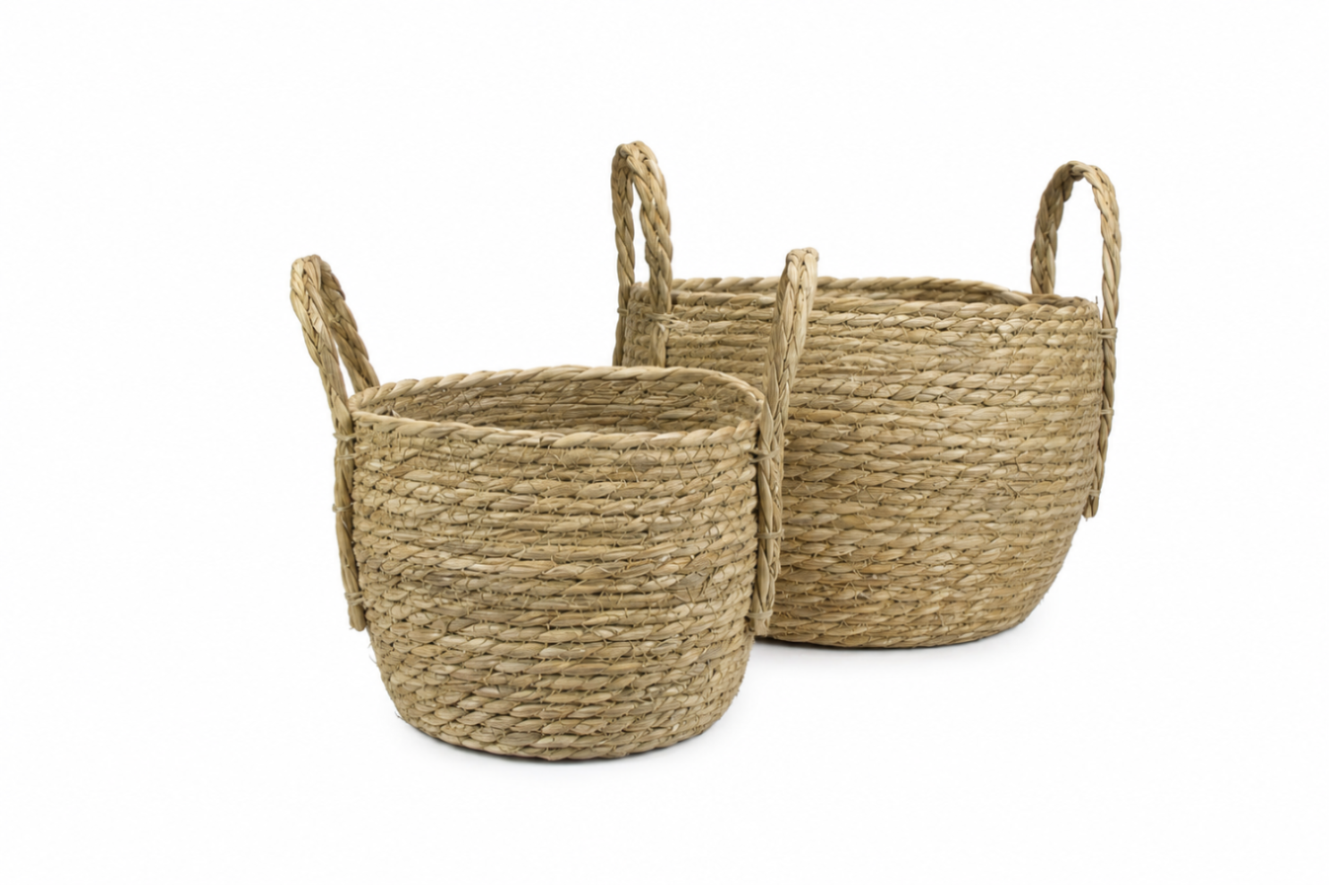 Grass baskets, 2pcs, 27x21xH23, 23x19xH18.5