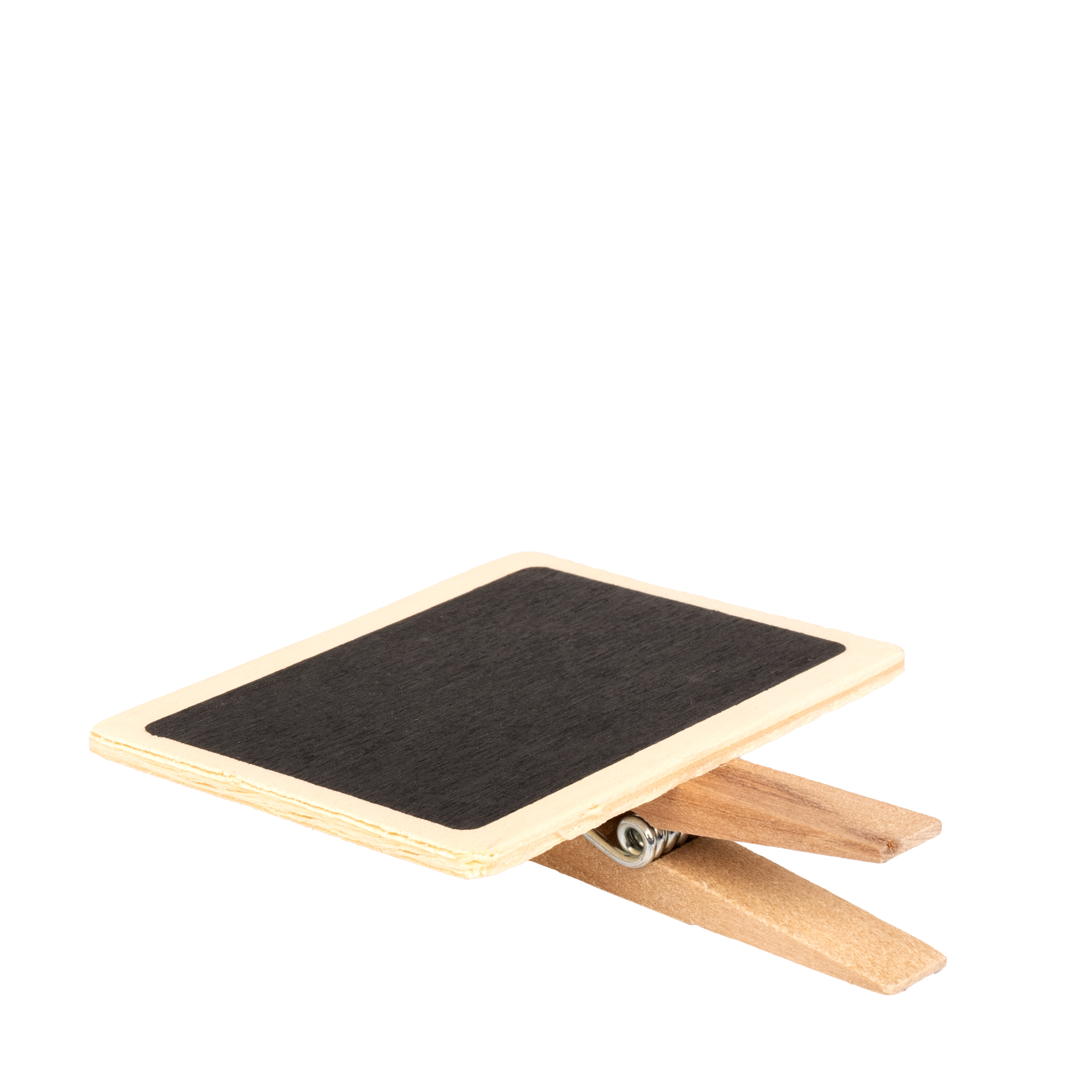 Wooden blackboard on clip , 12pcs