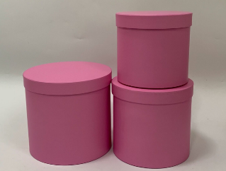 Flower box D20.5x20, D18.5x18, D16.5x16 cm, 3 pcs