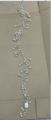 Christmas garland with pearl | Wholesale flowers, plants and supplies Christmas garland with pearl
