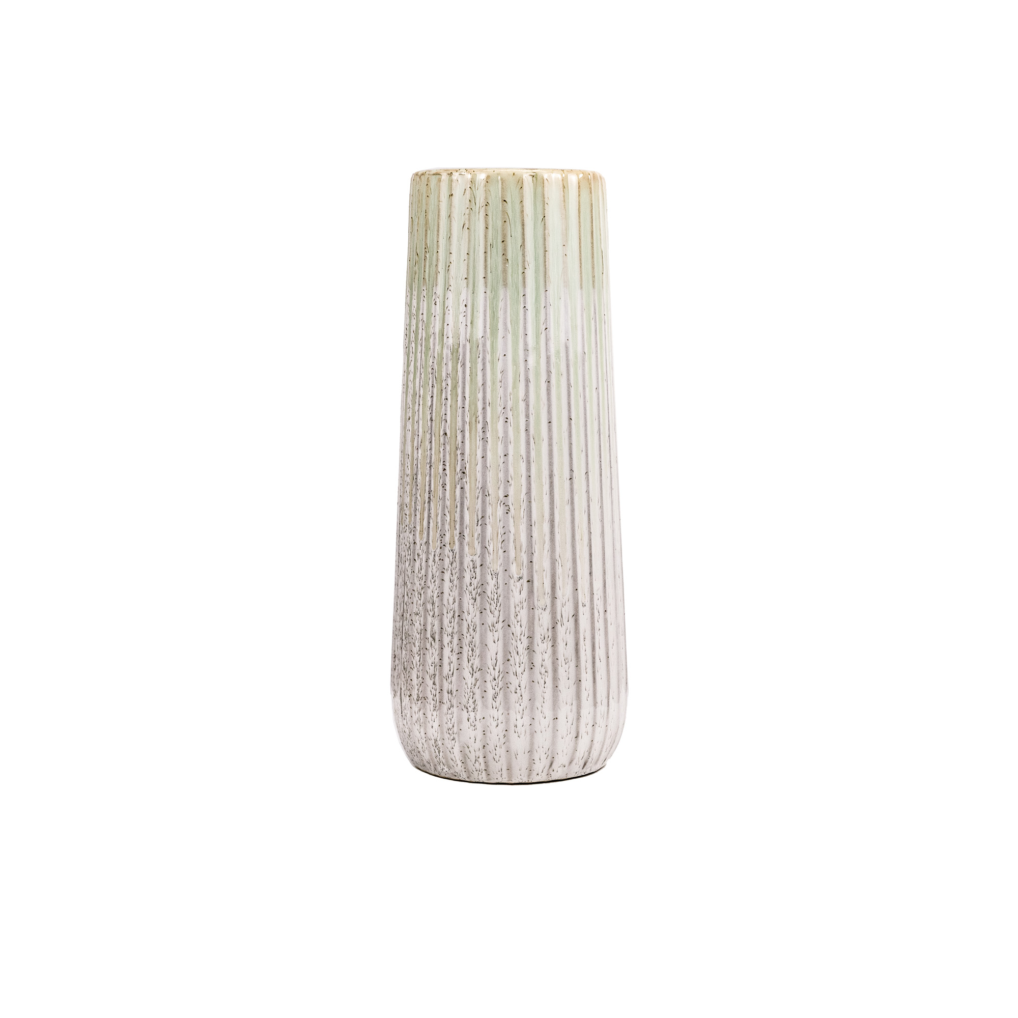 Vase art ribbed texture