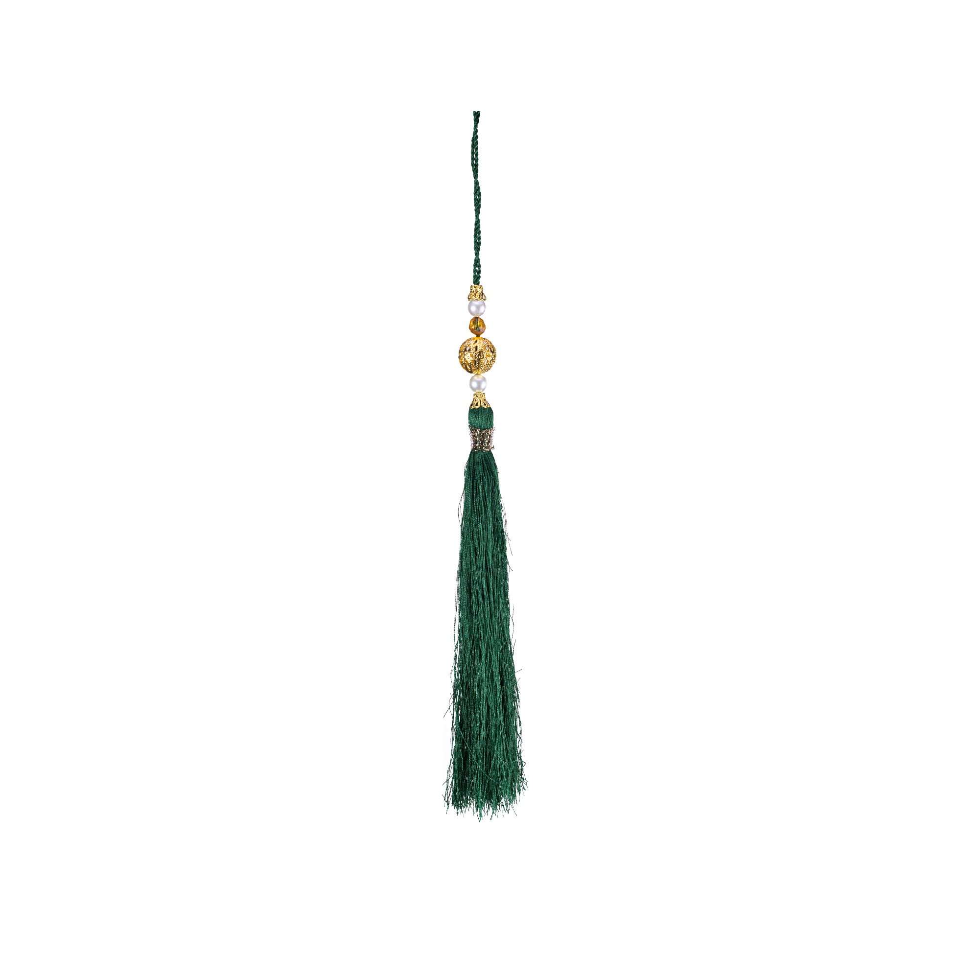 Christmas decoration silk tassel, Green