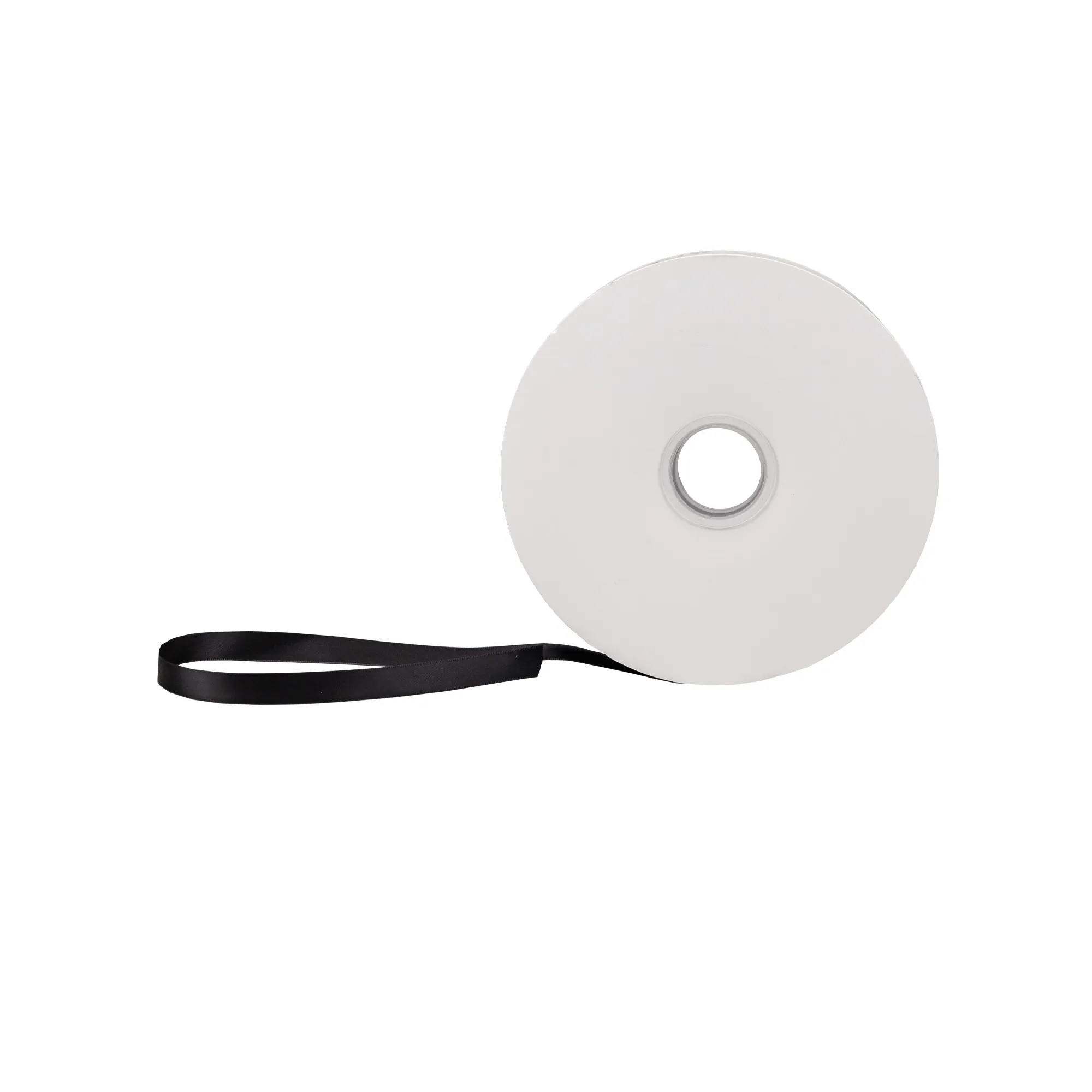 Premium satin ribbon, 100y x 120 mm, Black