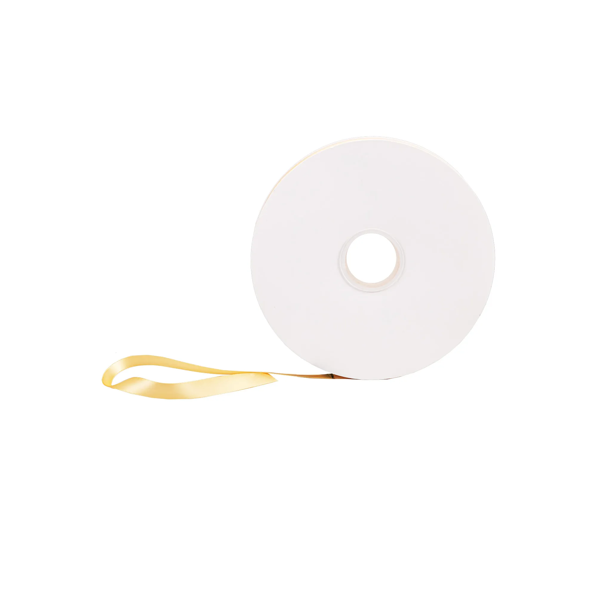 Premium satin ribbon, 100y x 120 mm, Beige