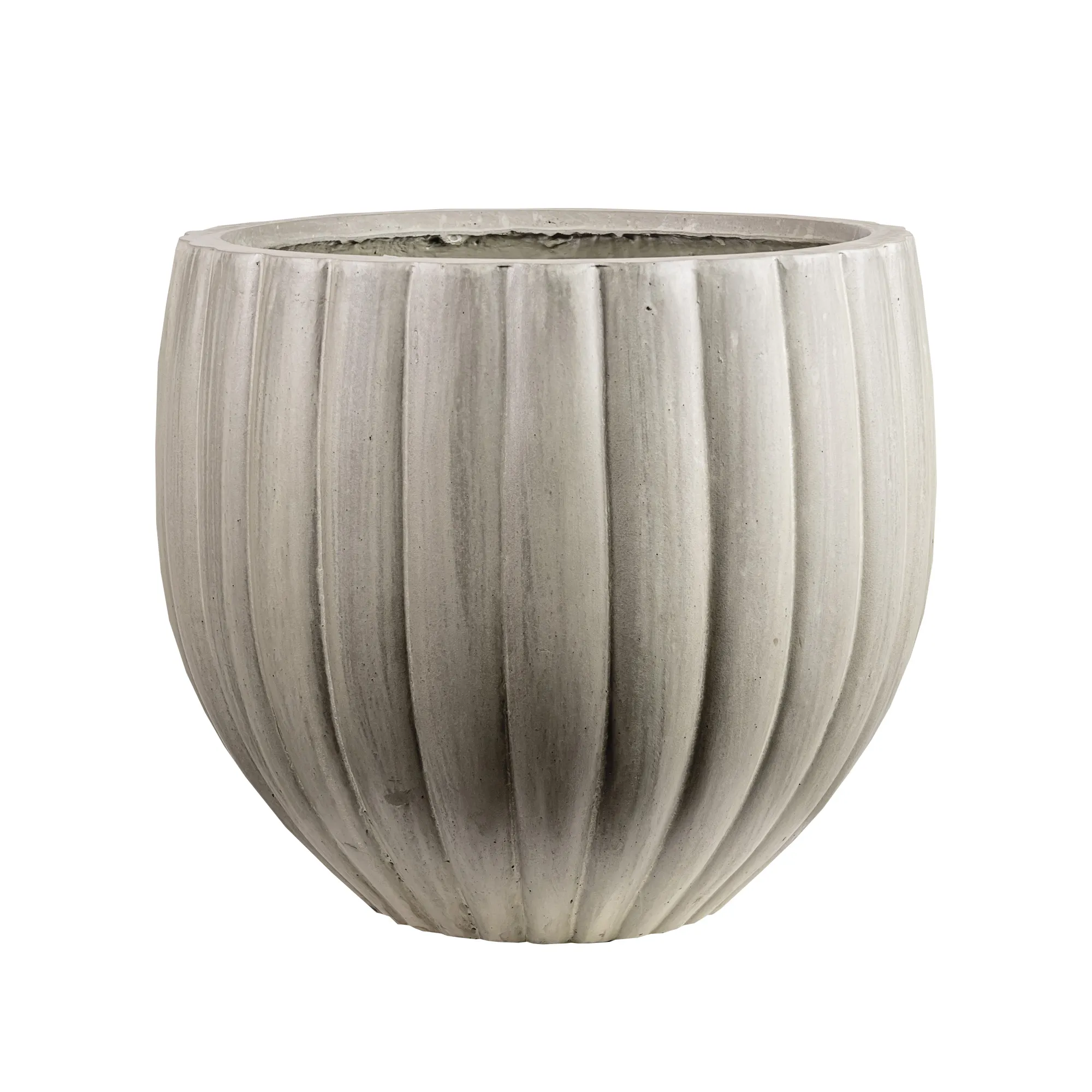 Plant pot Pumpkin rib texture