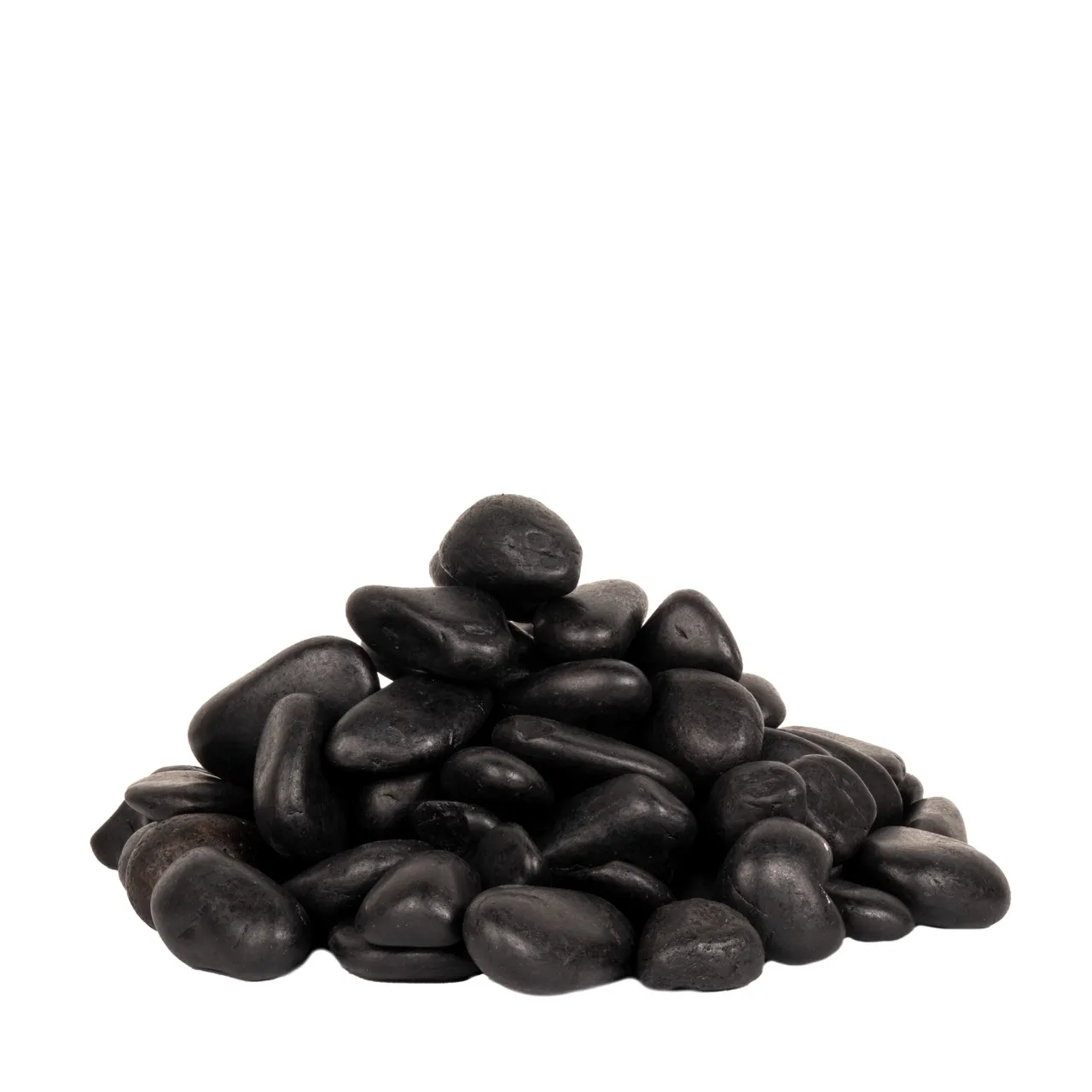 Natural Black pebbles 3-5 cm