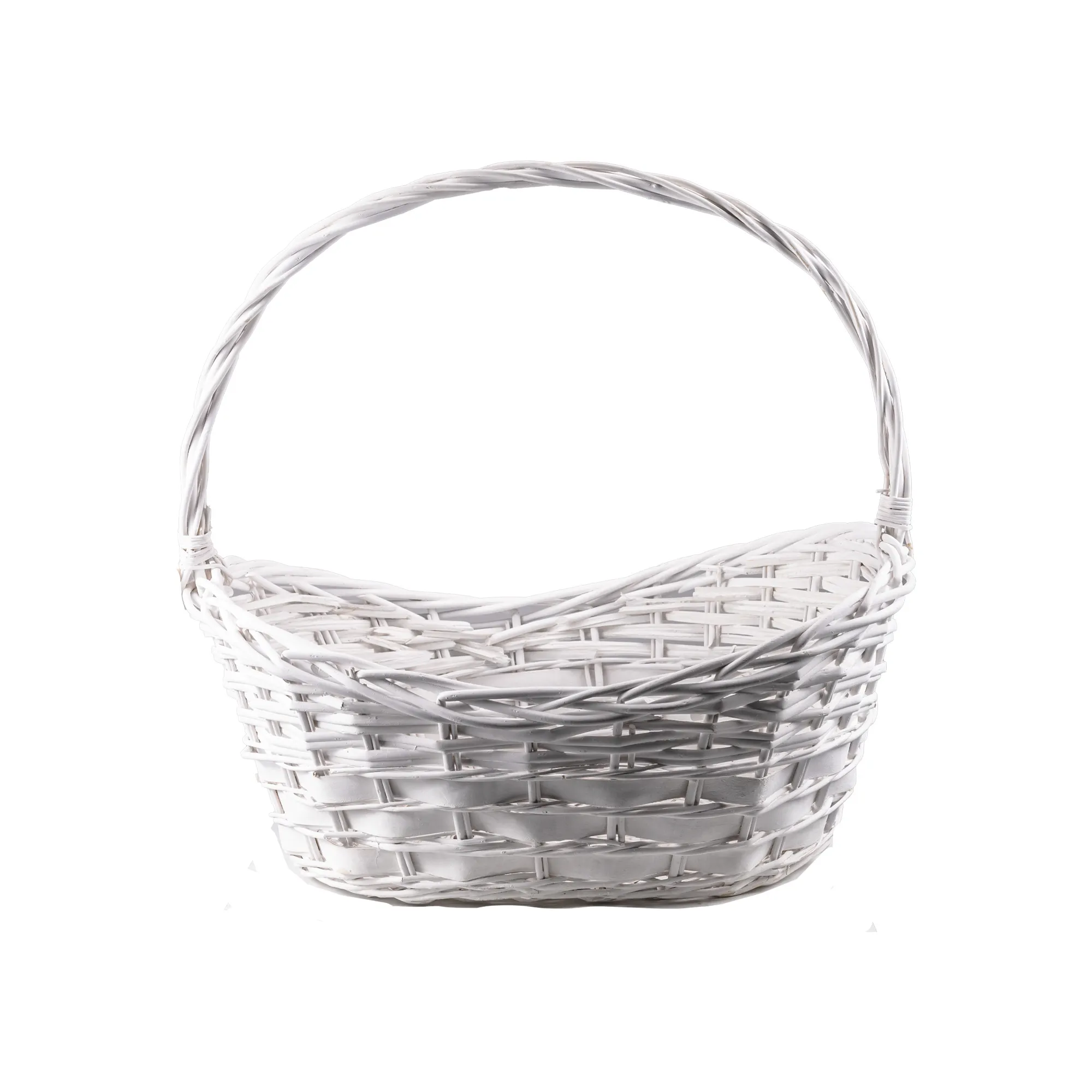 Willow baskets 52x38xH15, D45x31xH13, 39x26xH11,5cm 3pcs