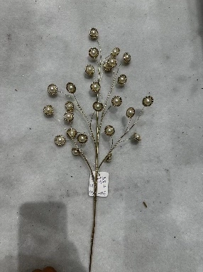 Christmas pick with pearl | Wholesale flowers, plants and supplies Christmas pick with pearl