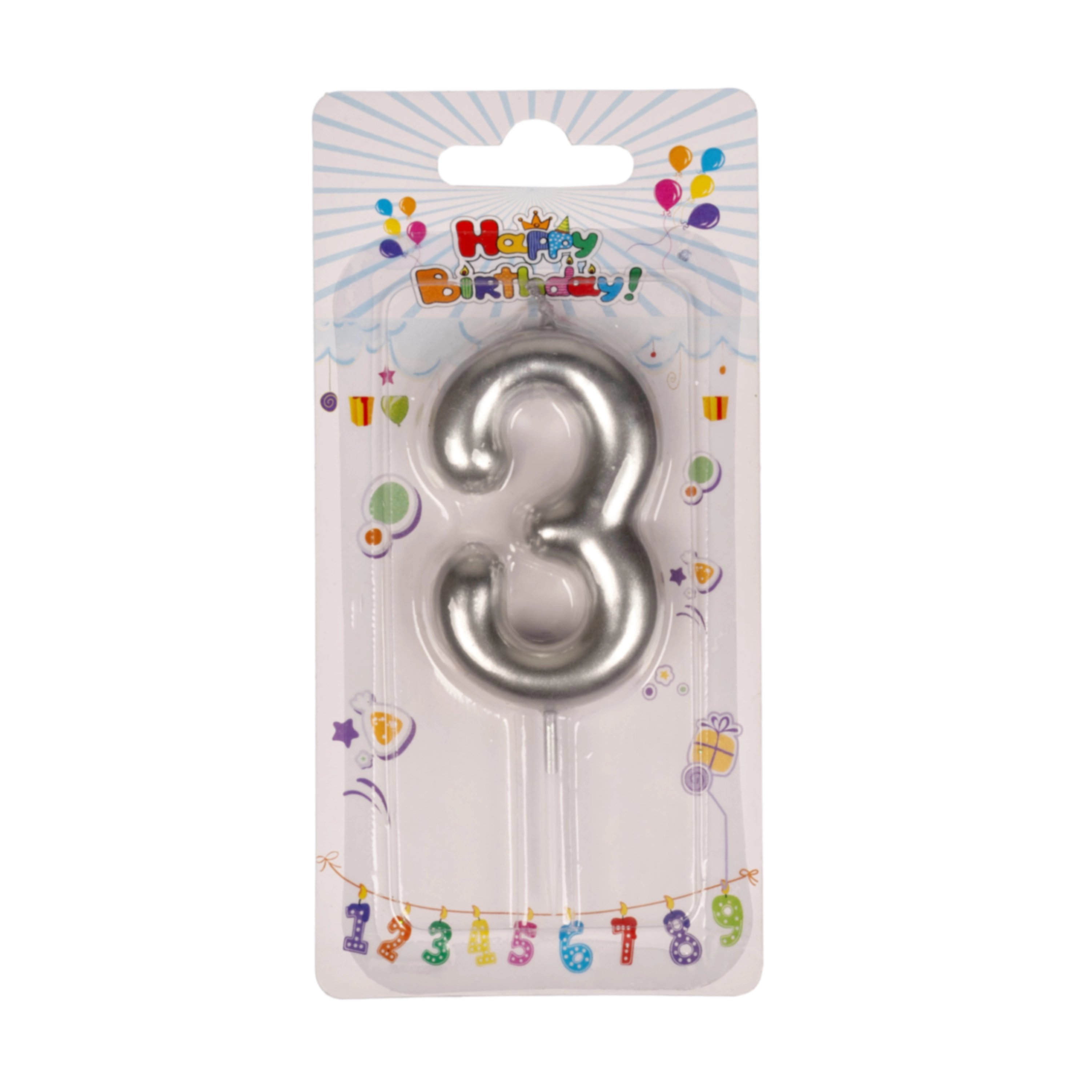 Cake candle Nubers 3