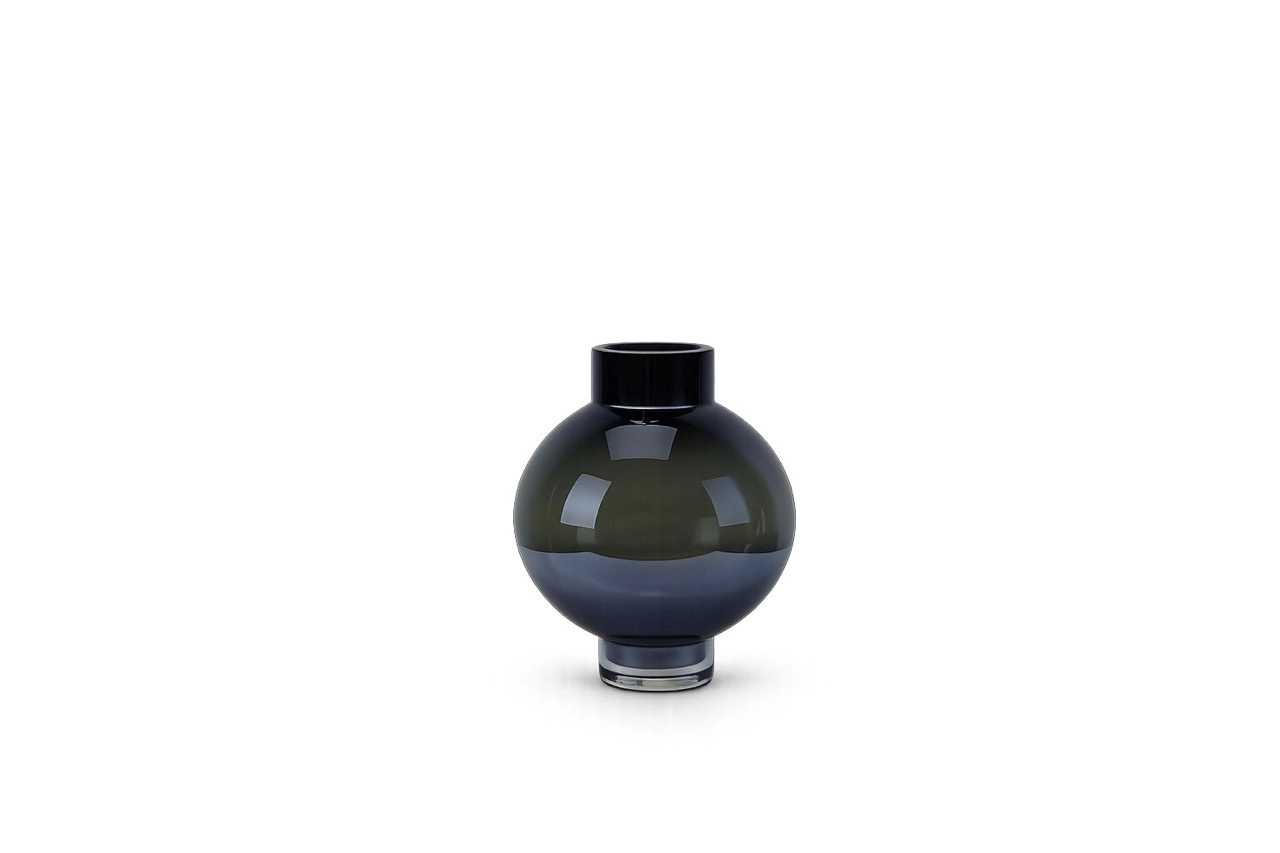 Glass vase Sphere on leg