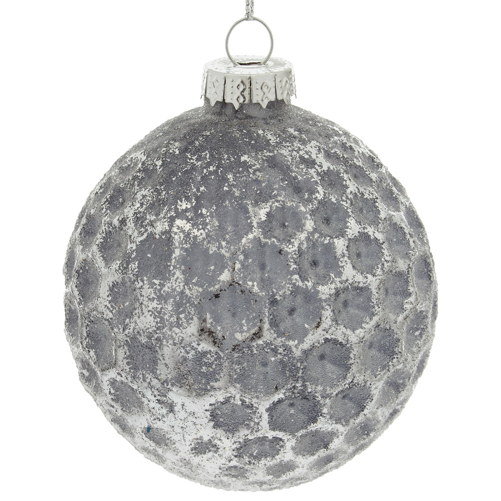Christamas tree decoration Ball Glass, Grey | Wholesale flowers, plants and supplies Christamas tree decoration Ball Glass, Grey