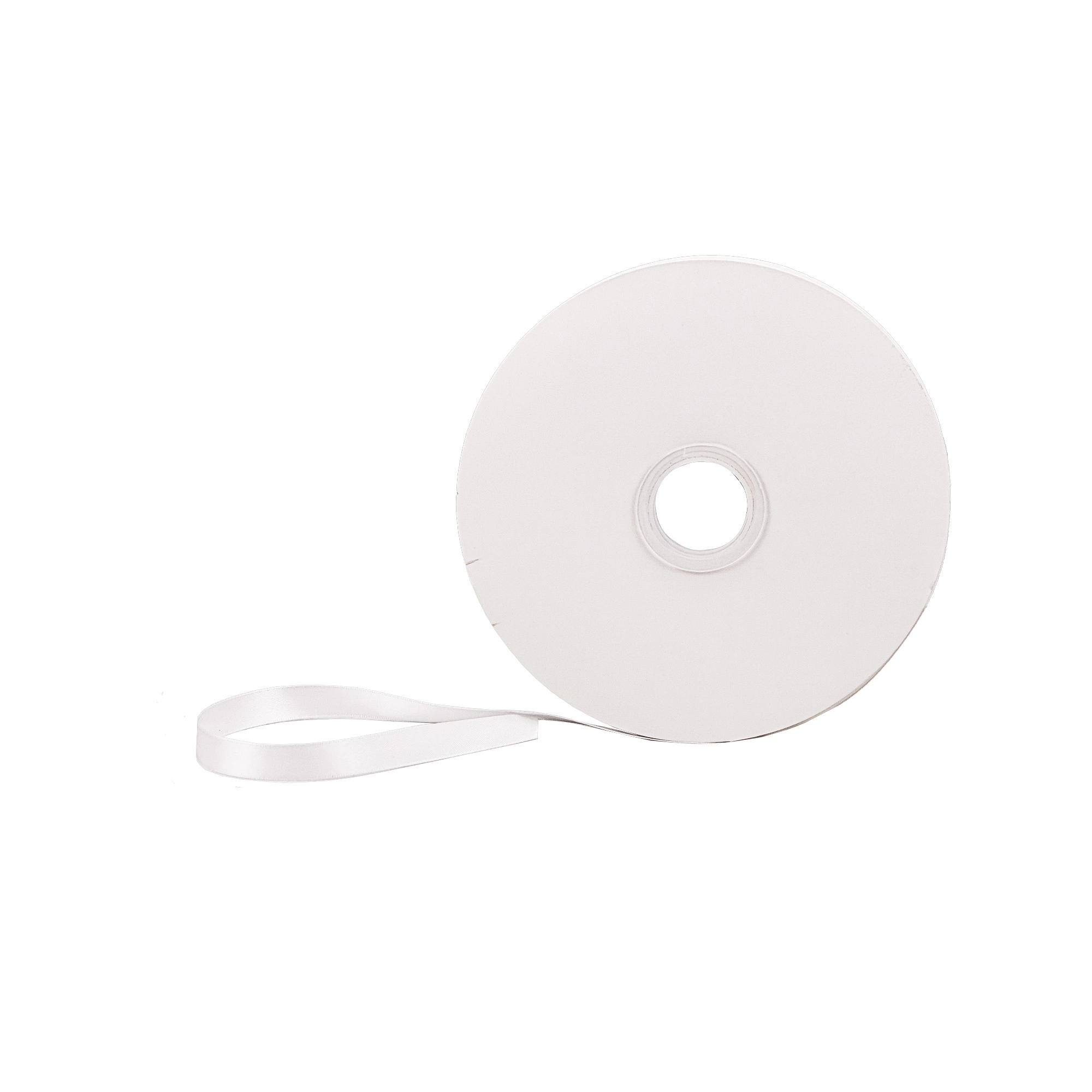 Premium satin ribbon, 100y x 120 mm, White | Wholesale flowers, plants and supplies Premium satin ribbon, 100y x 120 mm, White