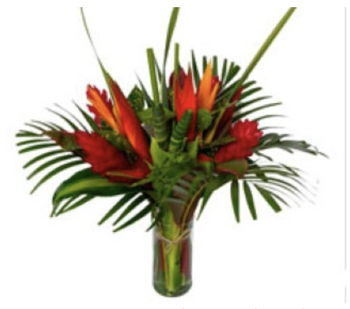 Bouquet wild heliconia large