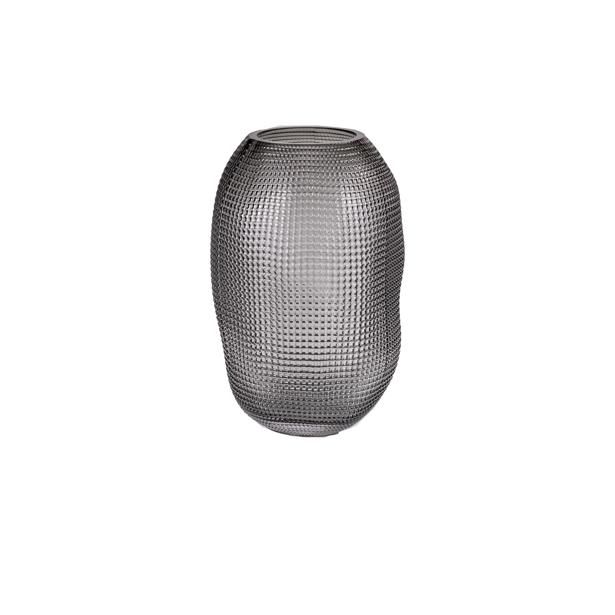 Glass Vase Grey