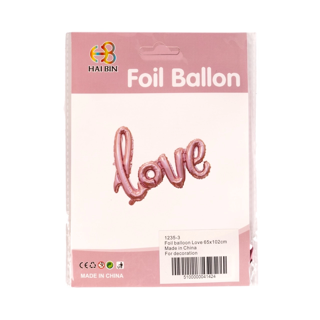 Foil balloon Love