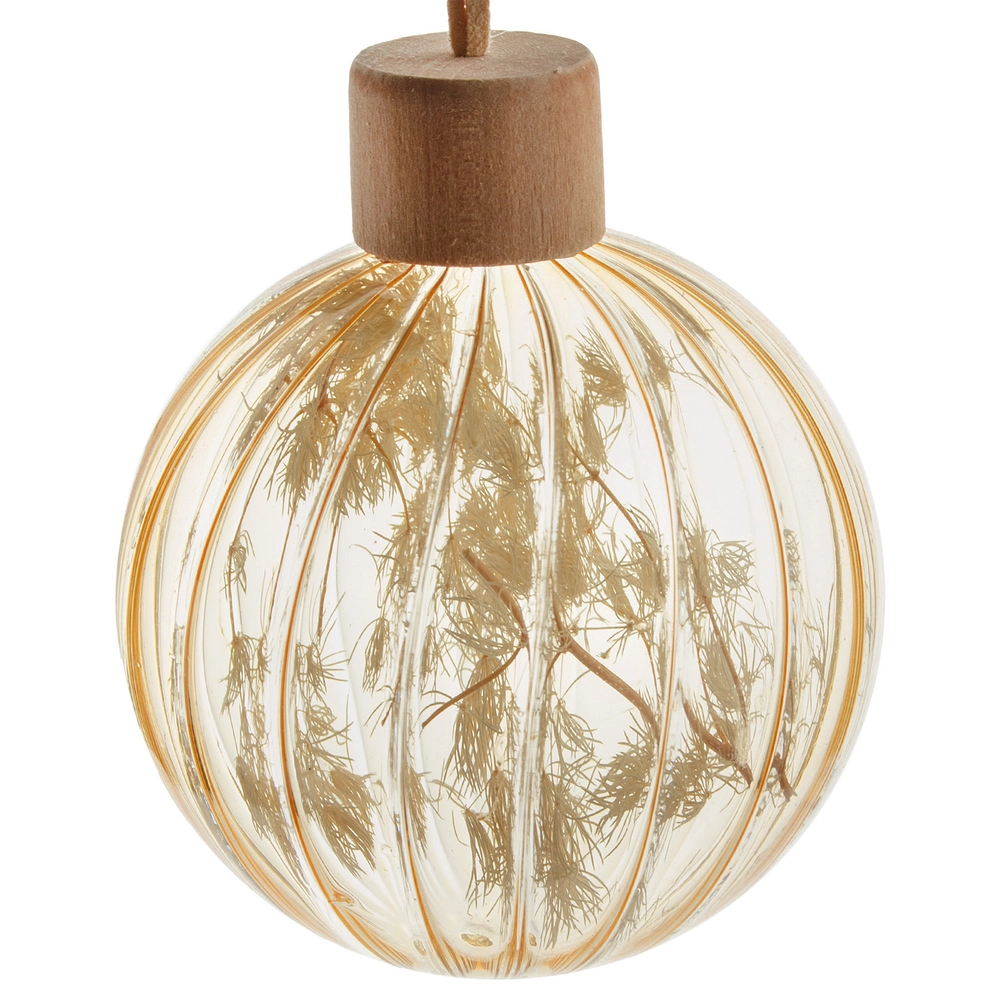 Christamas tree decoration Ball Glass, Yellow | Wholesale flowers, plants and supplies Christamas tree decoration Ball Glass, Yellow