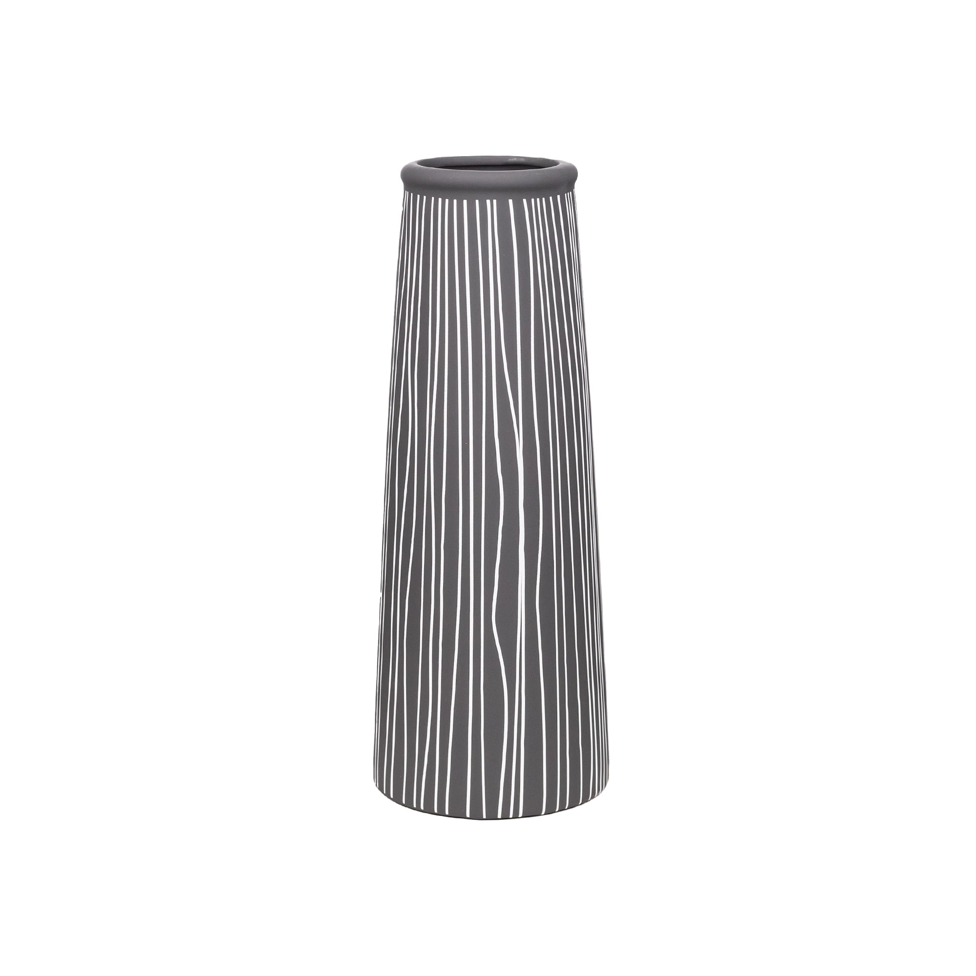 Ceramic vase Stripes | Wholesale flowers, plants and supplies Ceramic vase Stripes