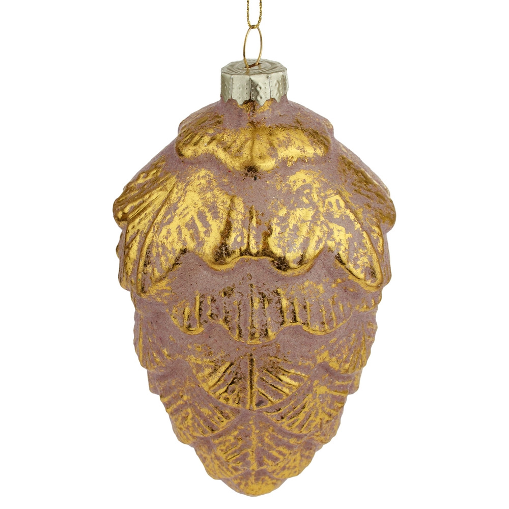 Glass christmas Cone, Pink | Wholesale flowers, plants and supplies Glass christmas Cone, Pink