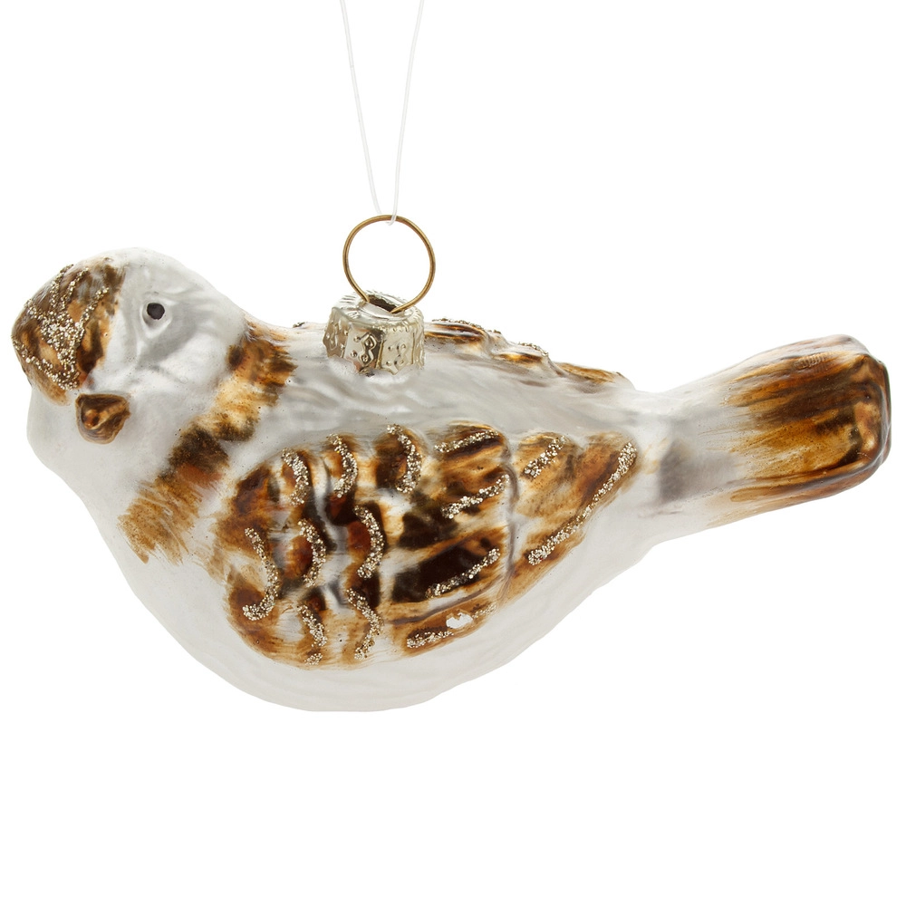 Glass Christmas decoration Bird | Wholesale flowers, plants and supplies Glass Christmas decoration Bird