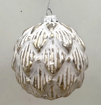 Glass Christmas ball Pine