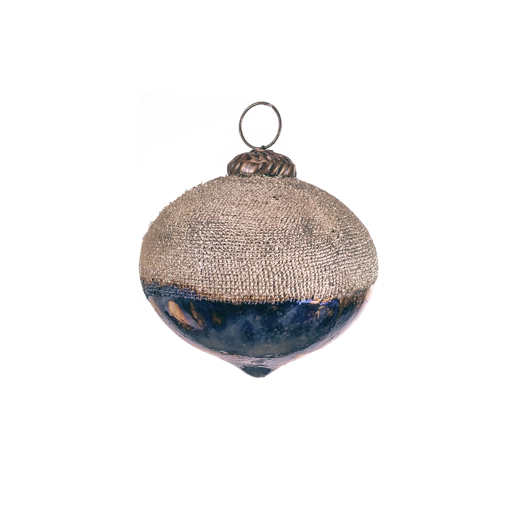Glass christmas Ball with design, Brown | Wholesale flowers, plants and supplies Glass christmas Ball with design, Brown