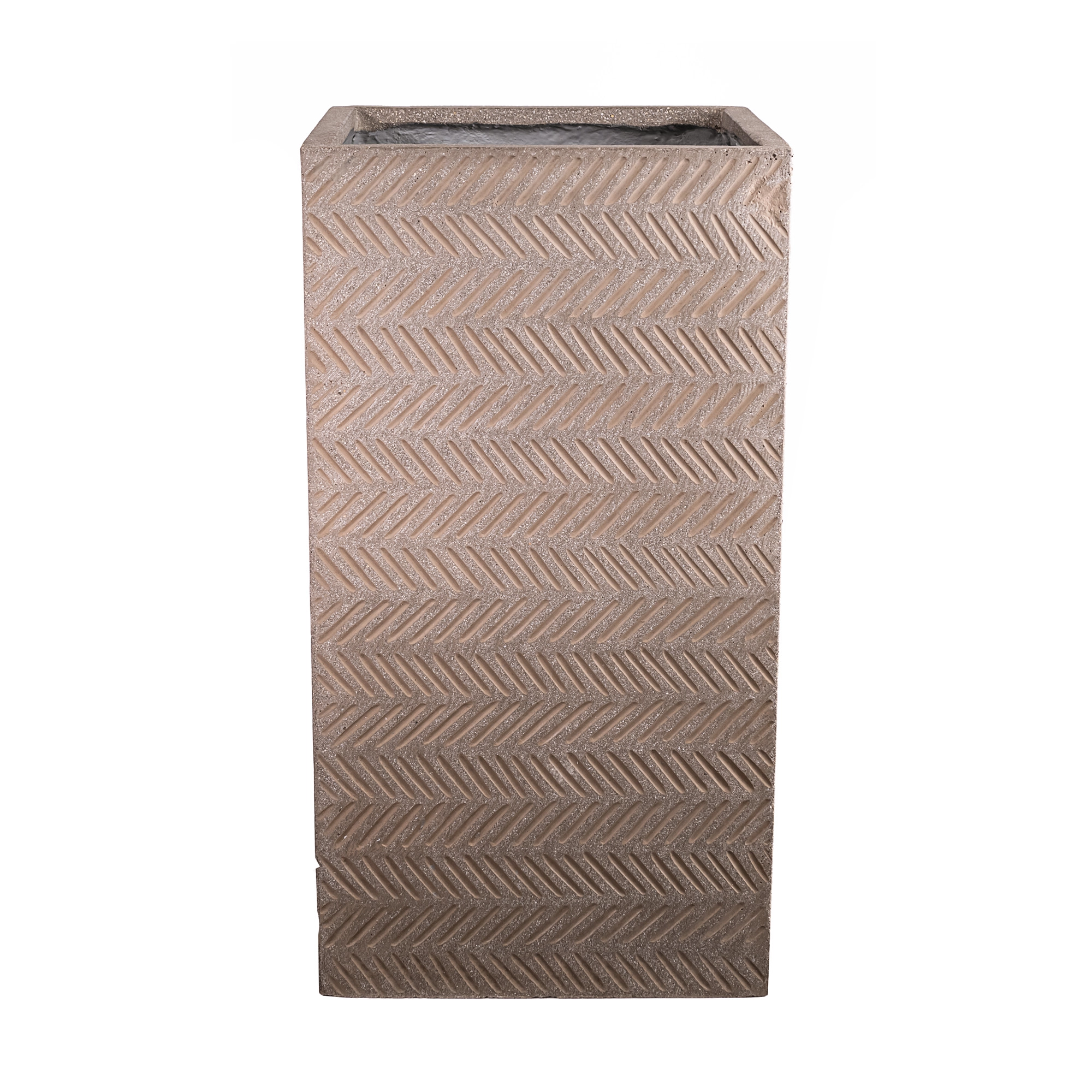 Plant pot Fishbone texture | Wholesale flowers, plants and supplies Plant pot Fishbone texture