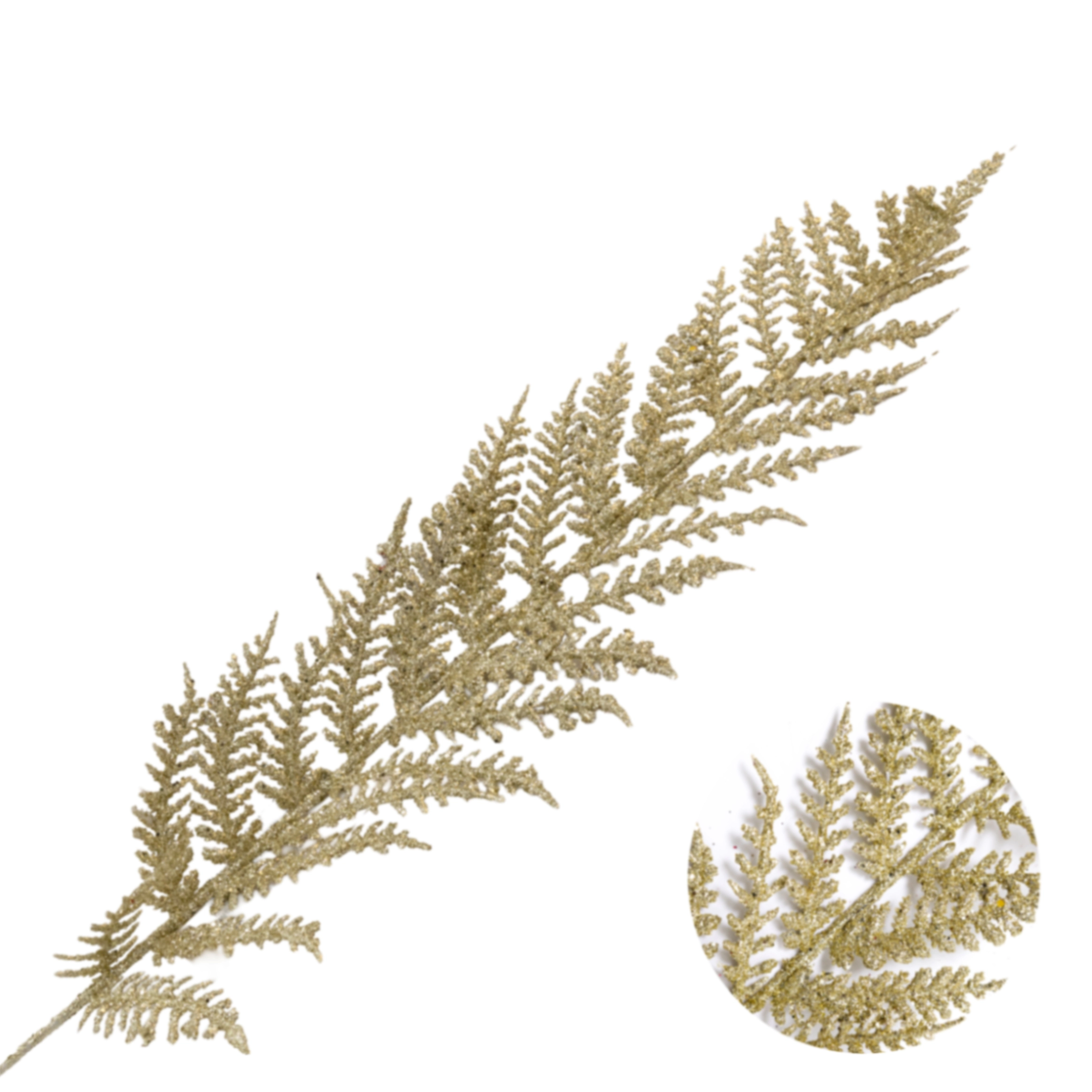 Christmas spray fern, 55cm, Gold