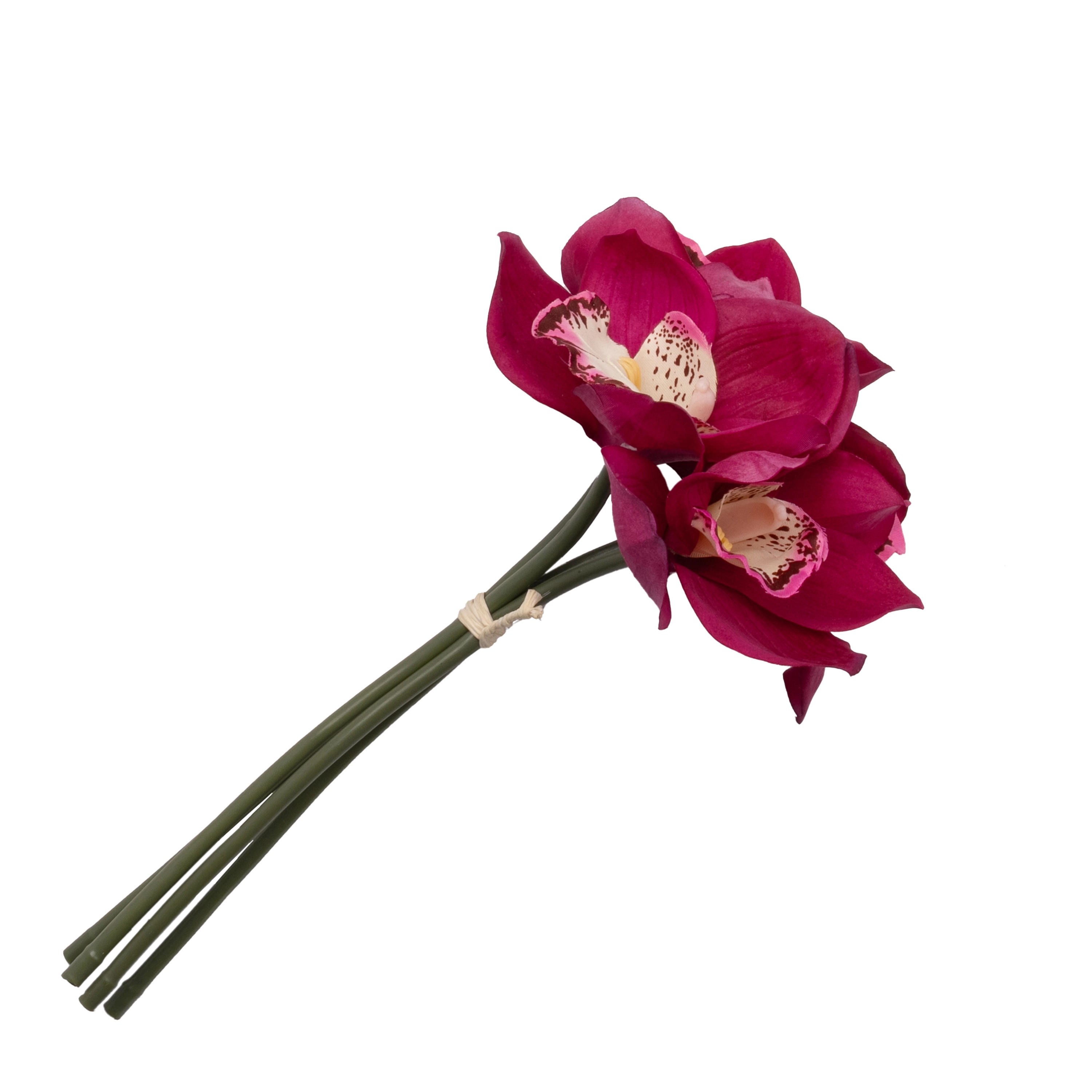 Artificial bouquet of cymbidium silicone
